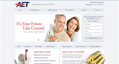 Desktop Screenshot of americanestatetrust.com